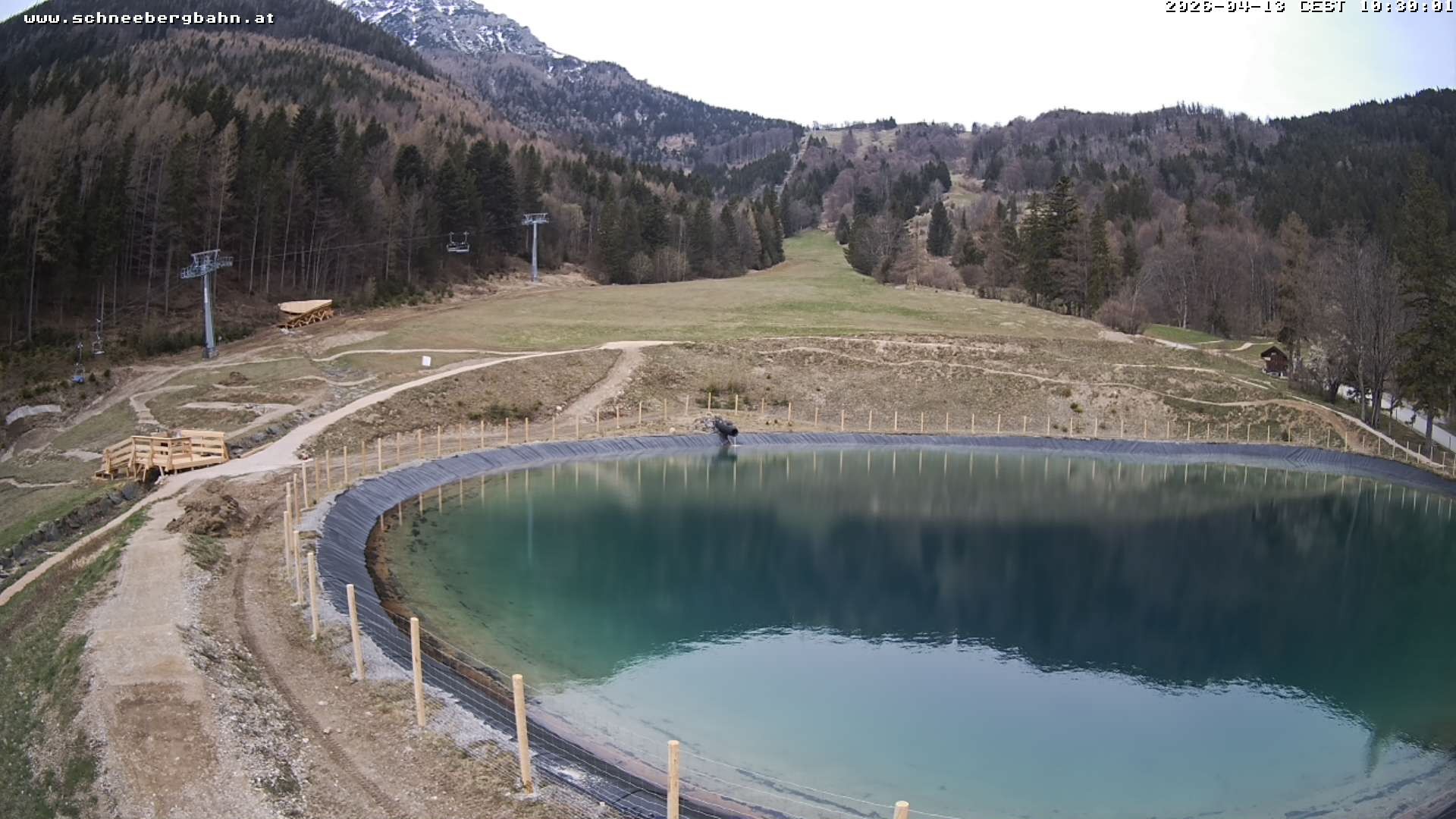 Archiv Foto Webcam Speichersee / Puchberg am Schneeberg