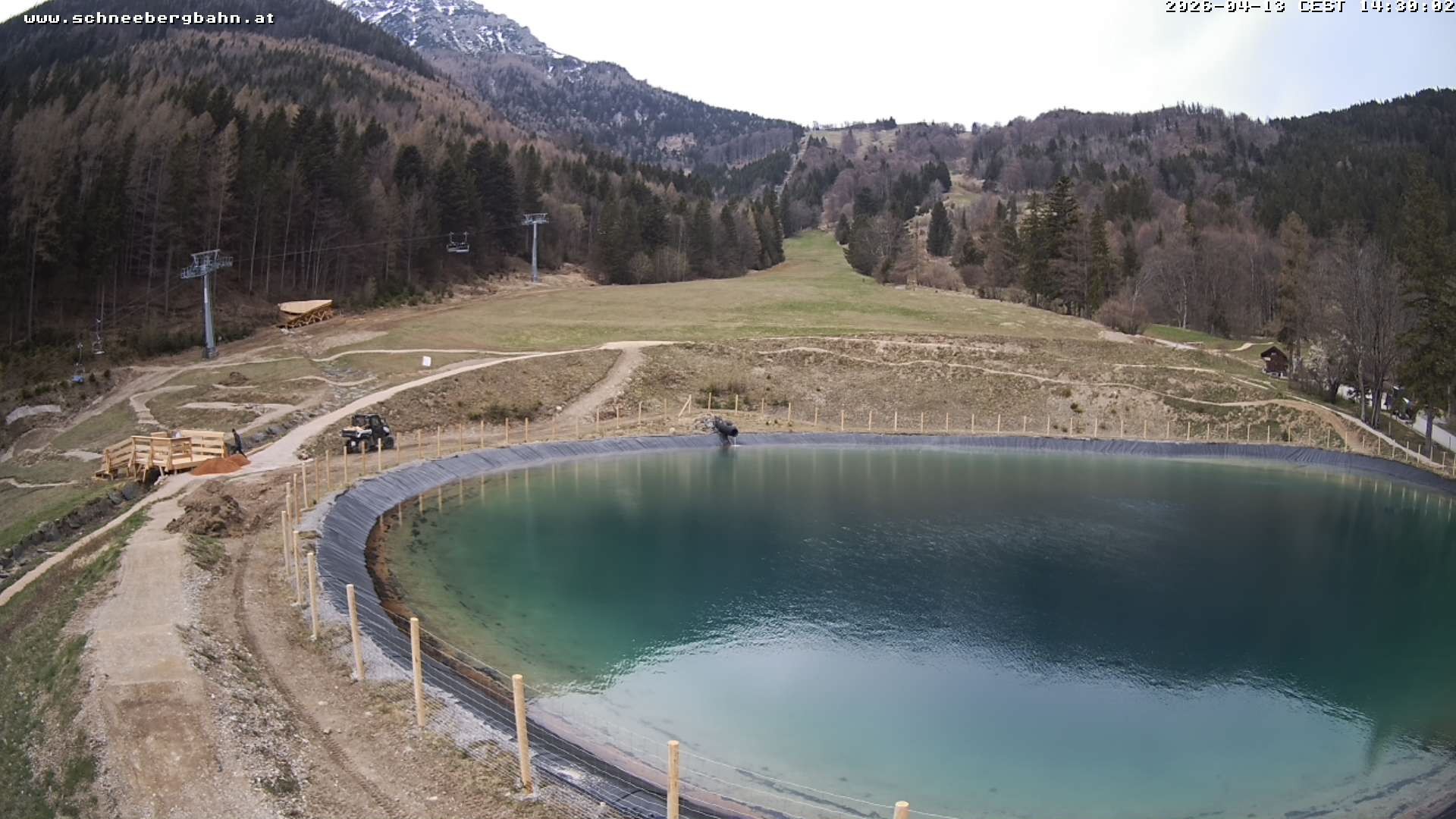 Archiv Foto Webcam Speichersee / Puchberg am Schneeberg