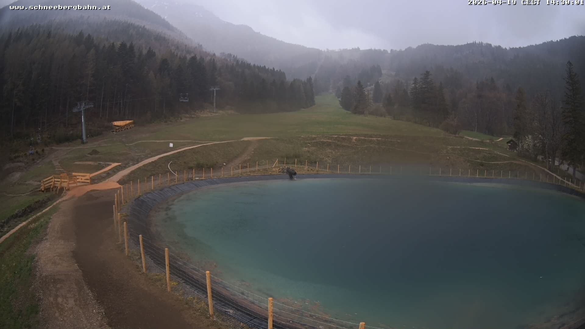 Archiv Foto Webcam Speichersee / Puchberg am Schneeberg