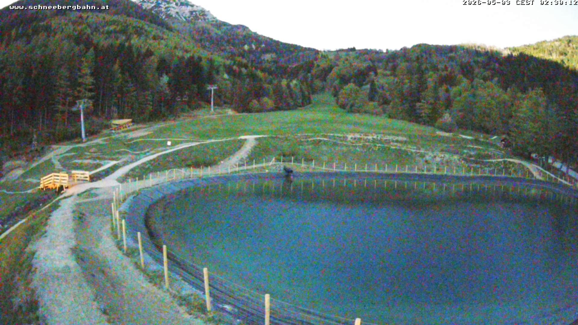 Archiv Foto Webcam Speichersee / Puchberg am Schneeberg