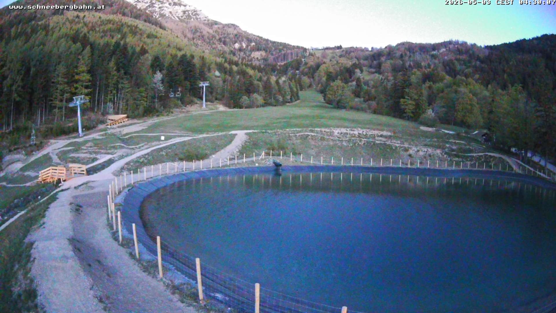 Archiv Foto Webcam Speichersee / Puchberg am Schneeberg