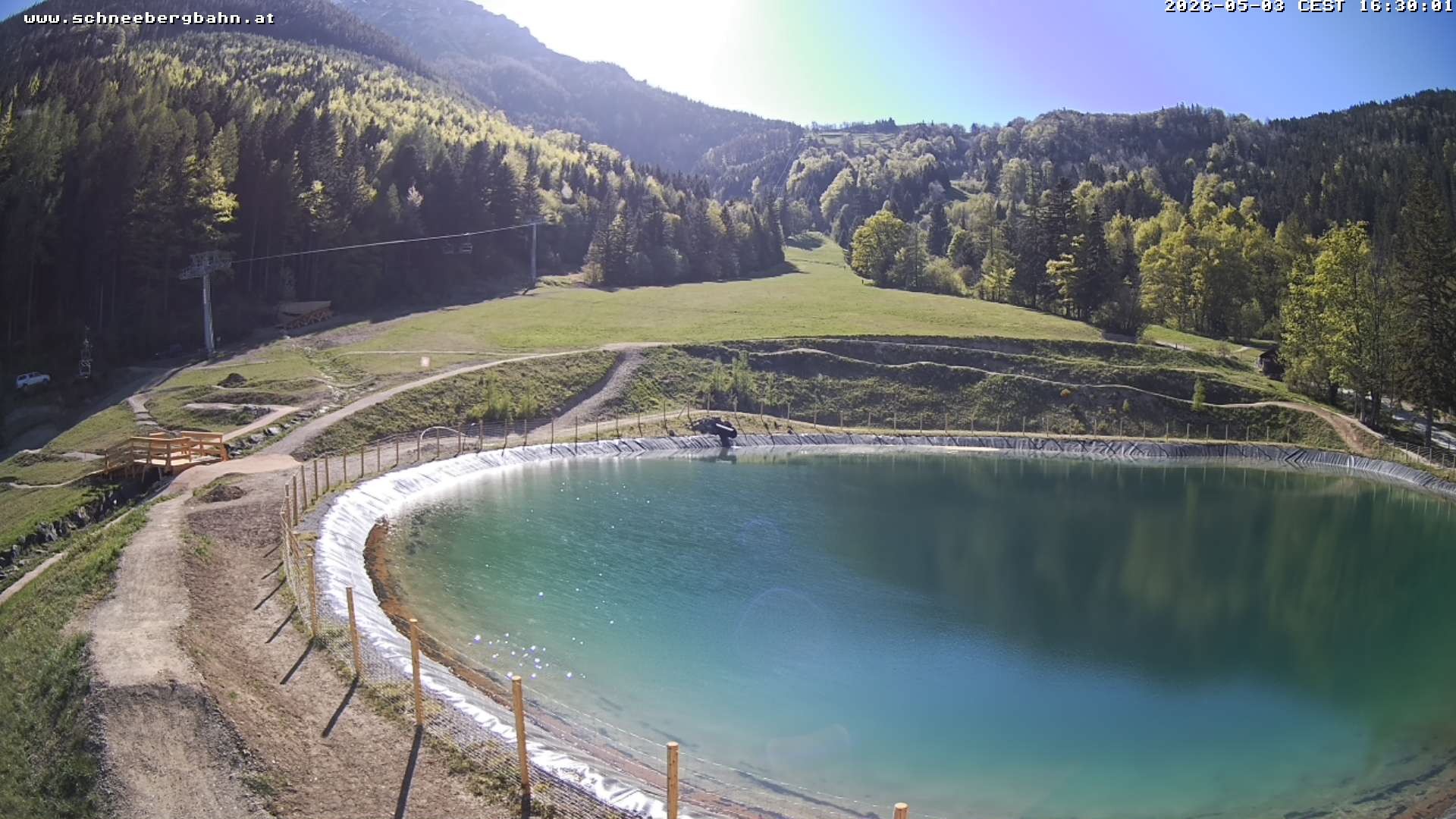 Archiv Foto Webcam Speichersee / Puchberg am Schneeberg