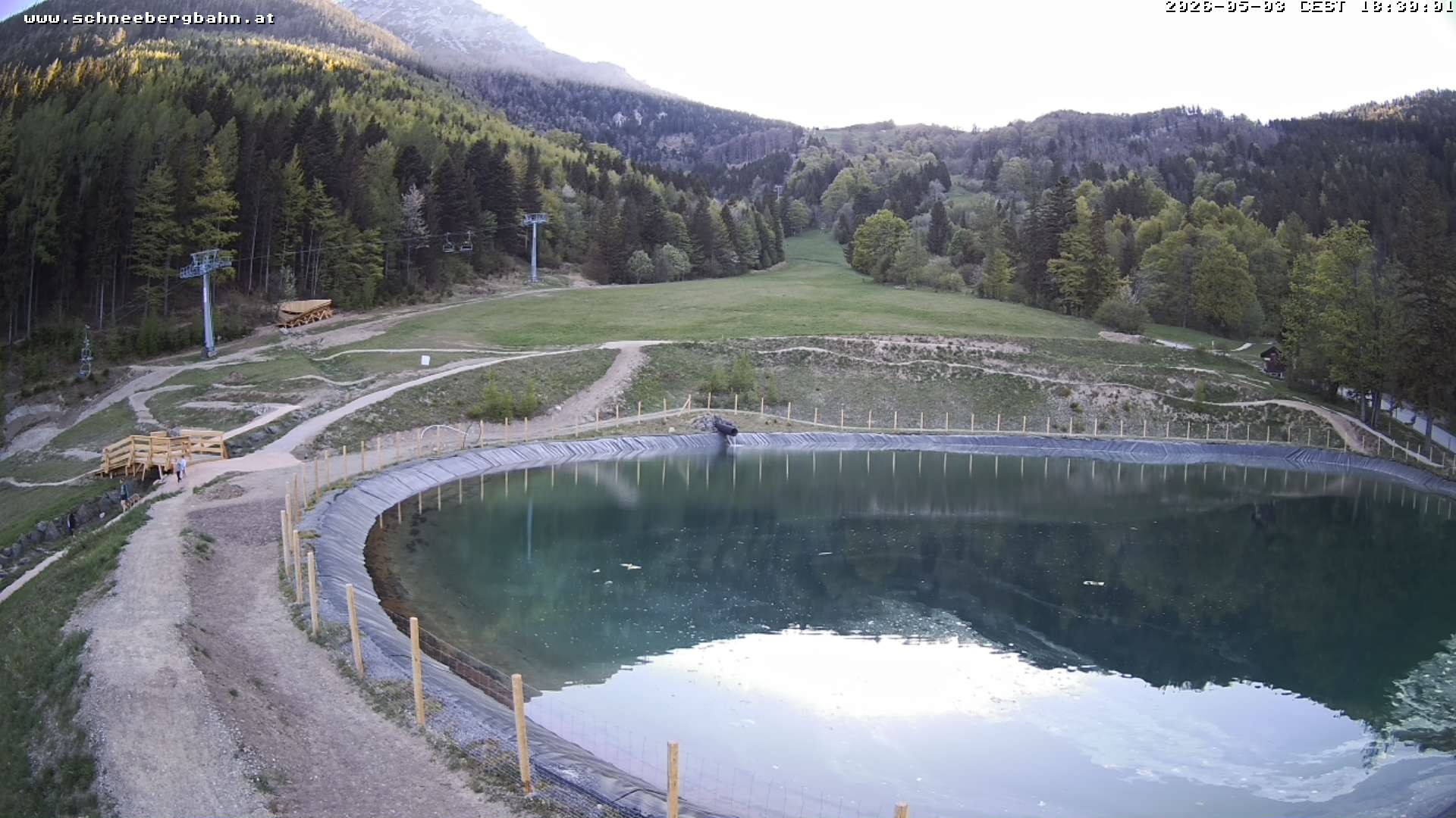 Archiv Foto Webcam Speichersee / Puchberg am Schneeberg