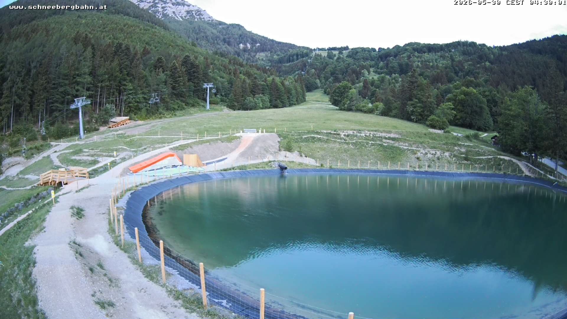 Archiv Foto Webcam Speichersee / Puchberg am Schneeberg