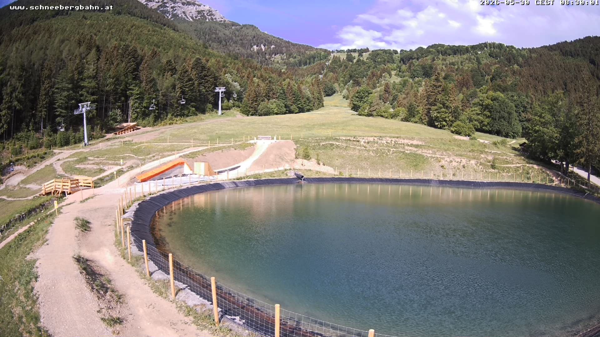 Archiv Foto Webcam Speichersee / Puchberg am Schneeberg