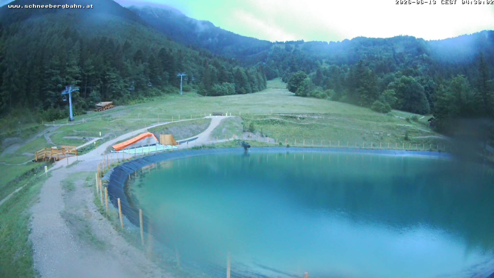 Archiv Foto Webcam Speichersee / Puchberg am Schneeberg