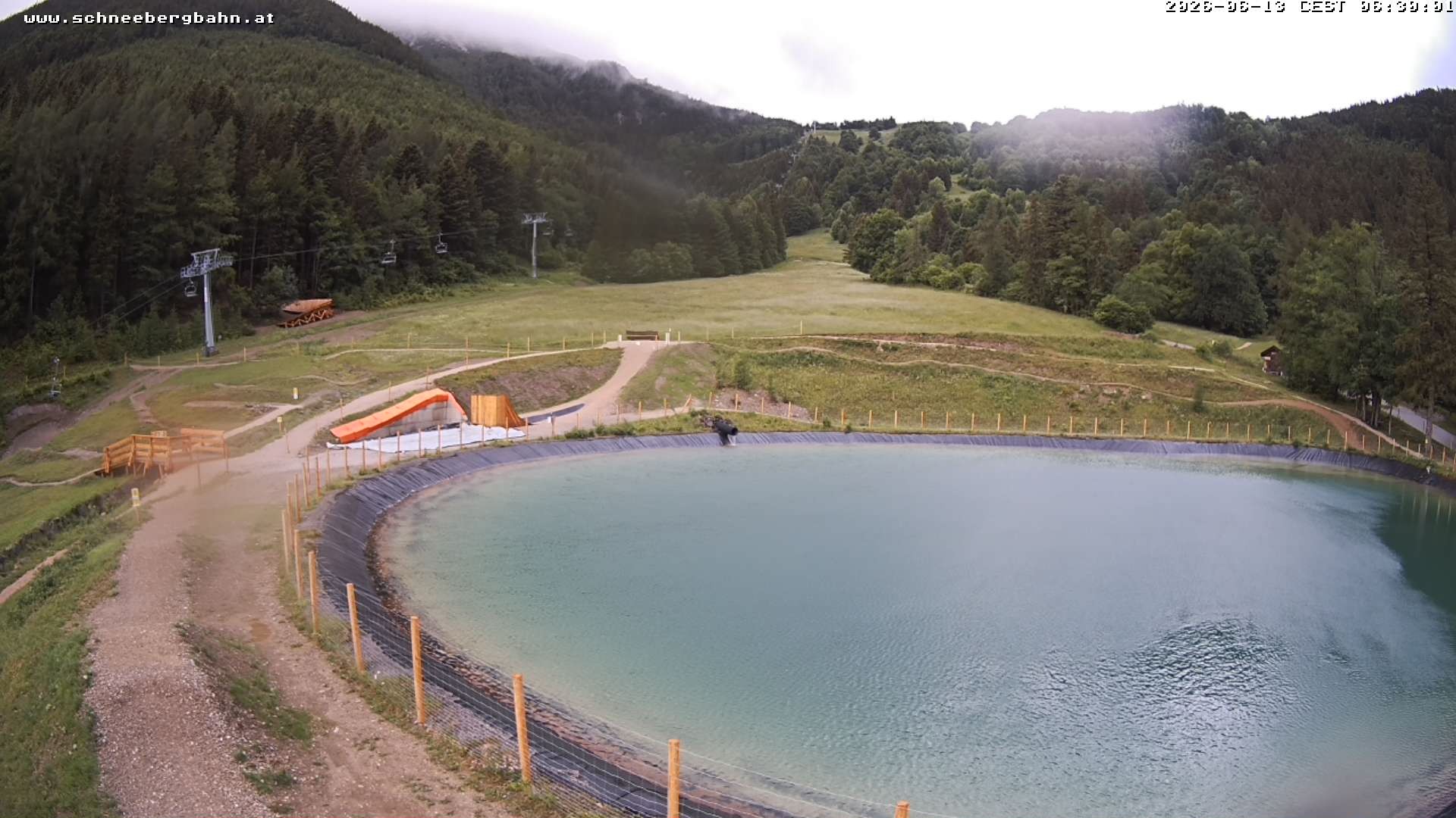 Archiv Foto Webcam Speichersee / Puchberg am Schneeberg
