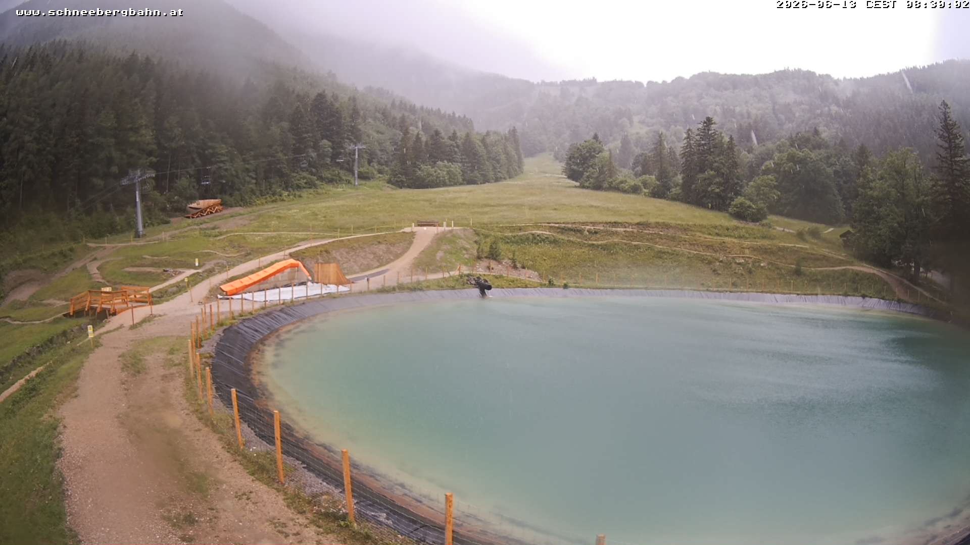 Archiv Foto Webcam Speichersee / Puchberg am Schneeberg