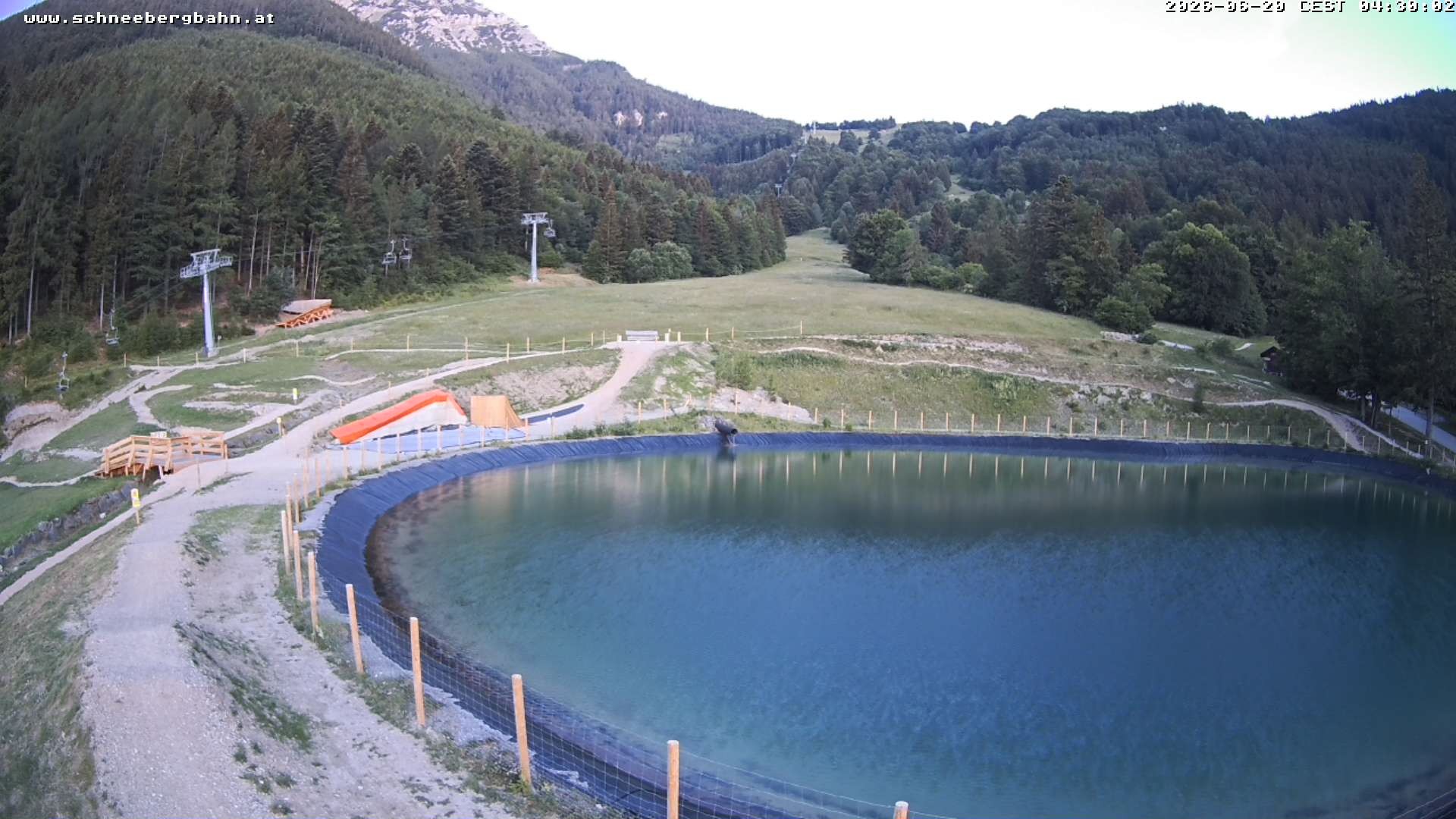 Archiv Foto Webcam Speichersee / Puchberg am Schneeberg