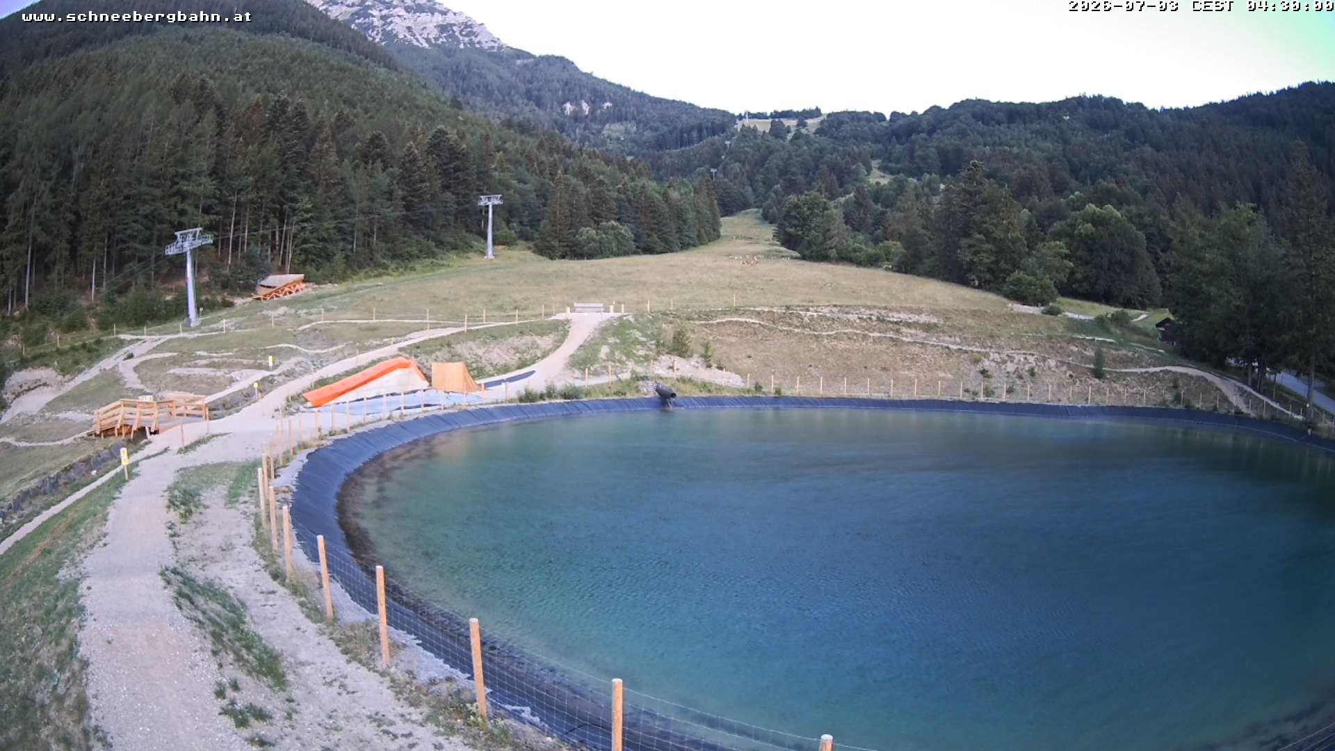 Archiv Foto Webcam Speichersee / Puchberg am Schneeberg