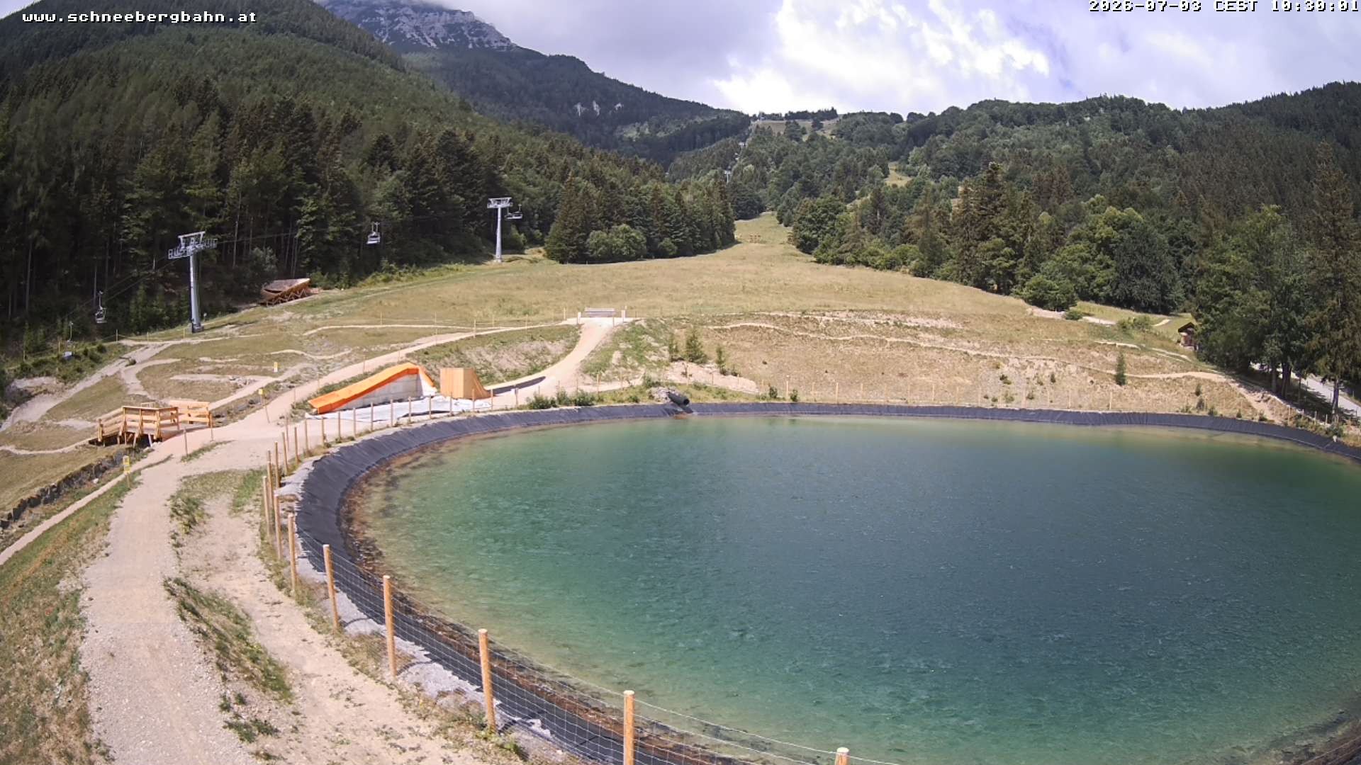 Archiv Foto Webcam Speichersee / Puchberg am Schneeberg