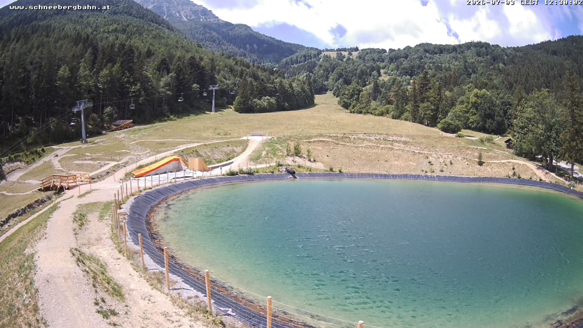 Archiv Foto Webcam Speichersee / Puchberg am Schneeberg