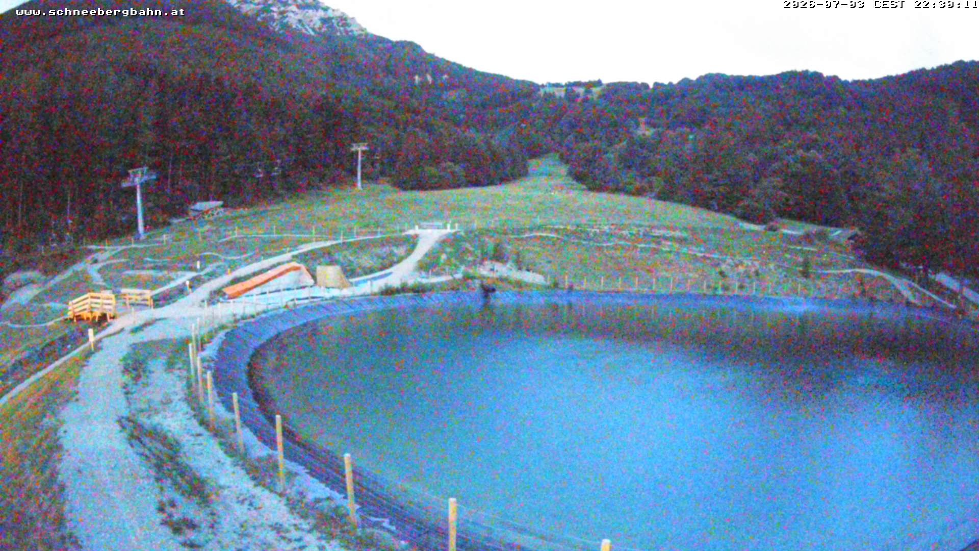 Archiv Foto Webcam Speichersee / Puchberg am Schneeberg