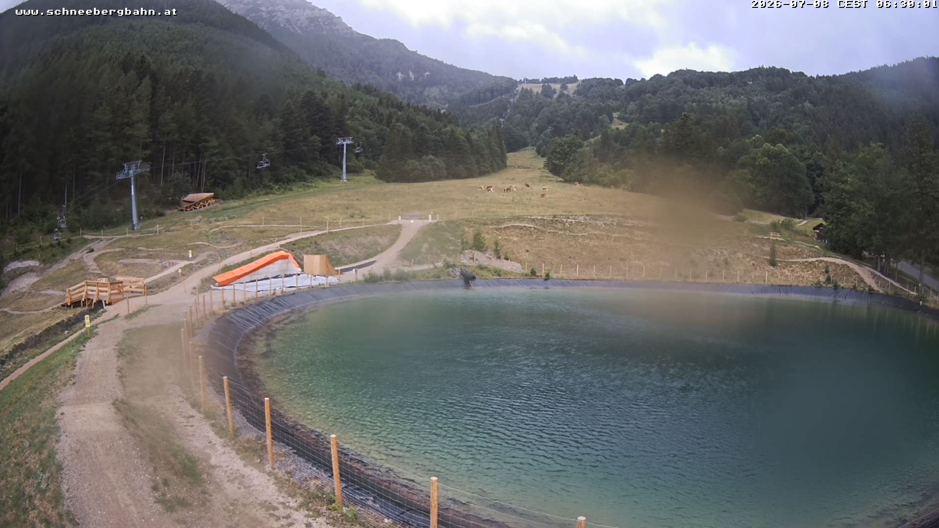 Archived image Webcam Reservoir / Puchberg am Schneeberg
