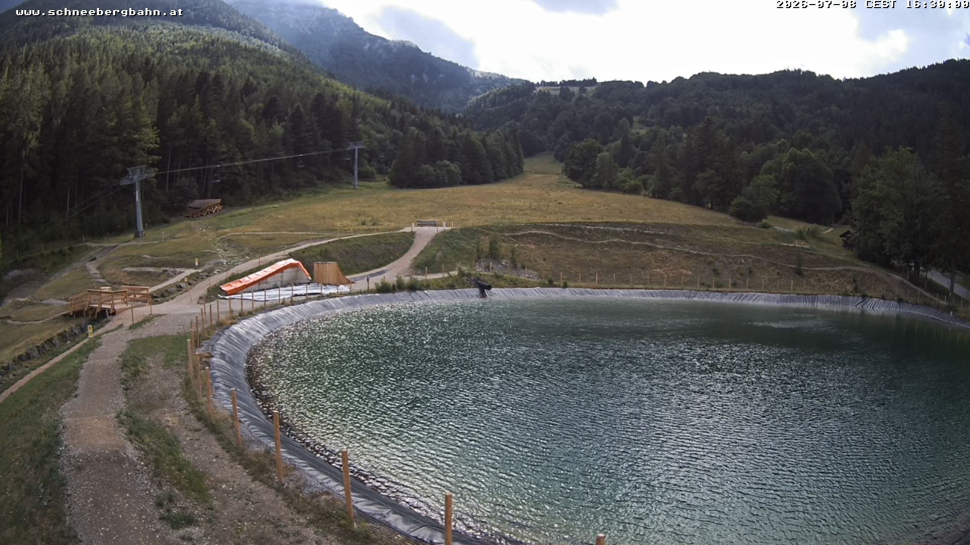 Archived image Webcam Reservoir / Puchberg am Schneeberg