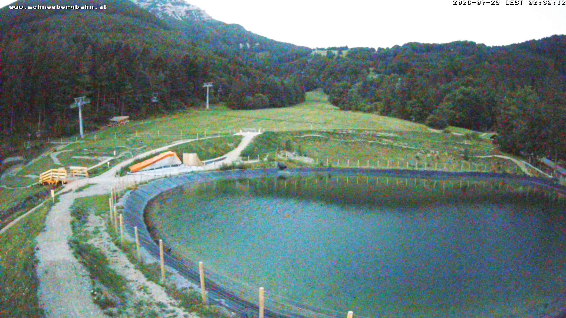 Archiv Foto Webcam Speichersee / Puchberg am Schneeberg
