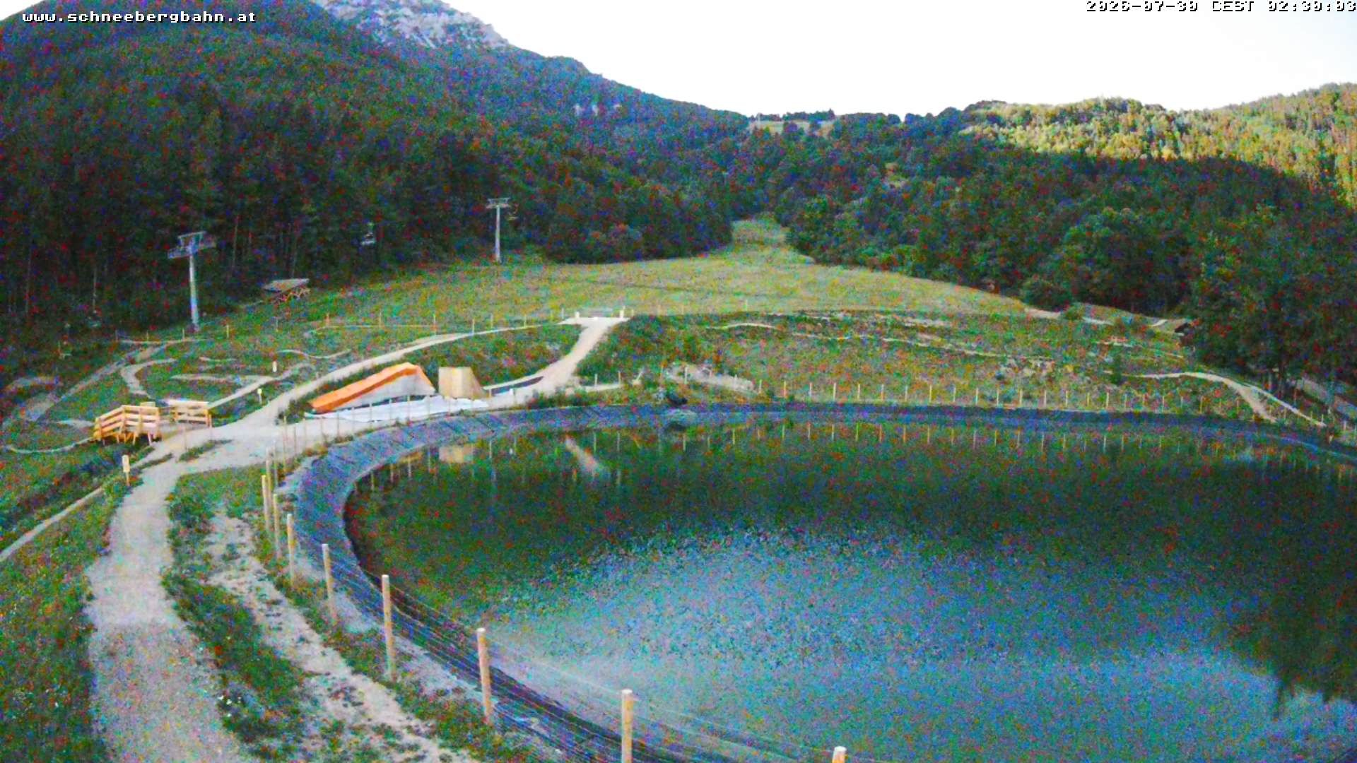Archiv Foto Webcam Speichersee / Puchberg am Schneeberg