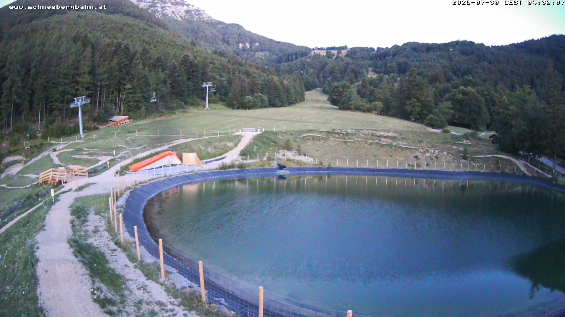 Archiv Foto Webcam Speichersee / Puchberg am Schneeberg