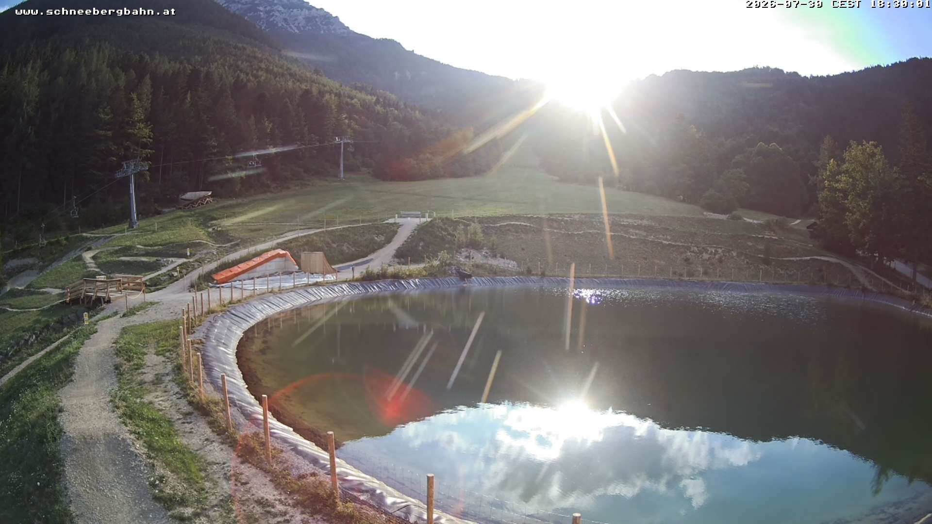 Archiv Foto Webcam Speichersee / Puchberg am Schneeberg