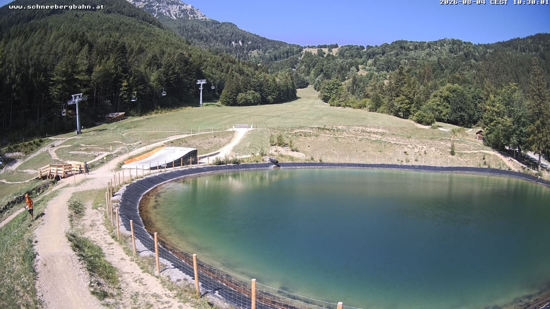 Archiv Foto Webcam Speichersee / Puchberg am Schneeberg