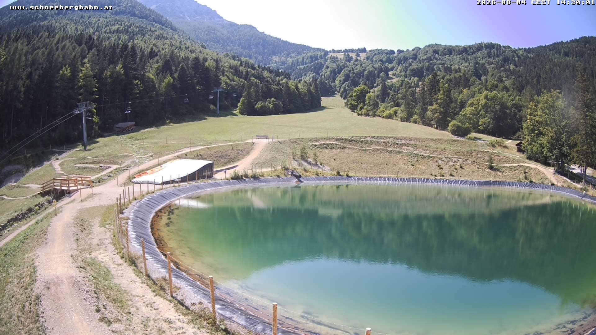 Archiv Foto Webcam Speichersee / Puchberg am Schneeberg