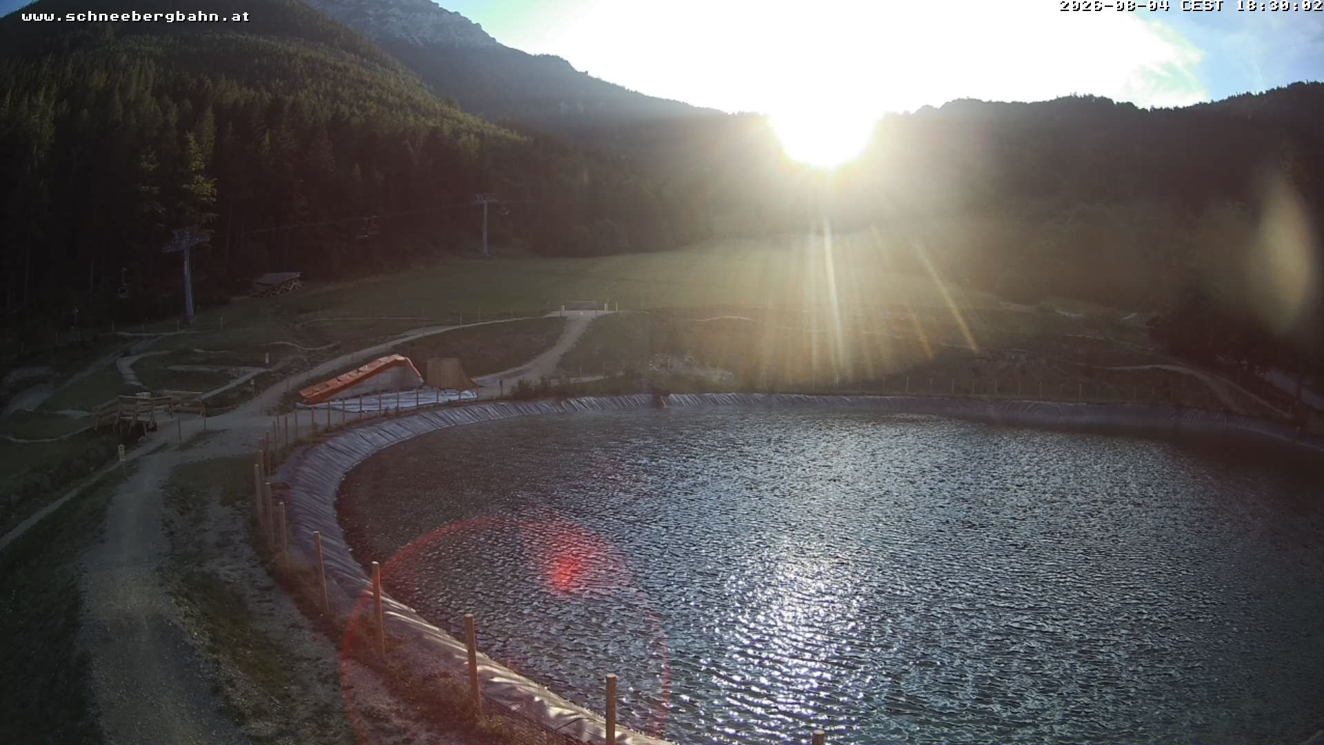 Archiv Foto Webcam Speichersee / Puchberg am Schneeberg