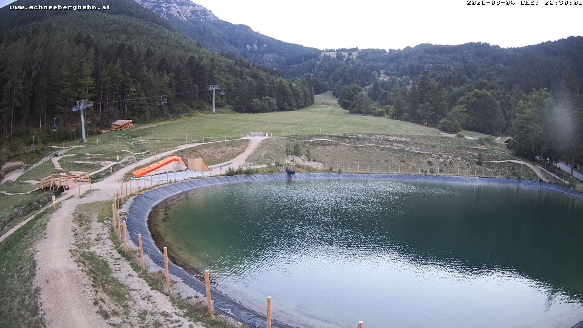 Archiv Foto Webcam Speichersee / Puchberg am Schneeberg