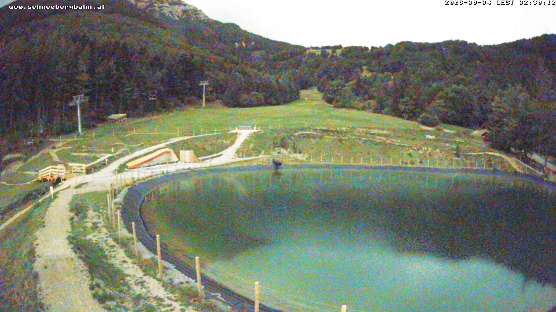 Archiv Foto Webcam Speichersee / Puchberg am Schneeberg