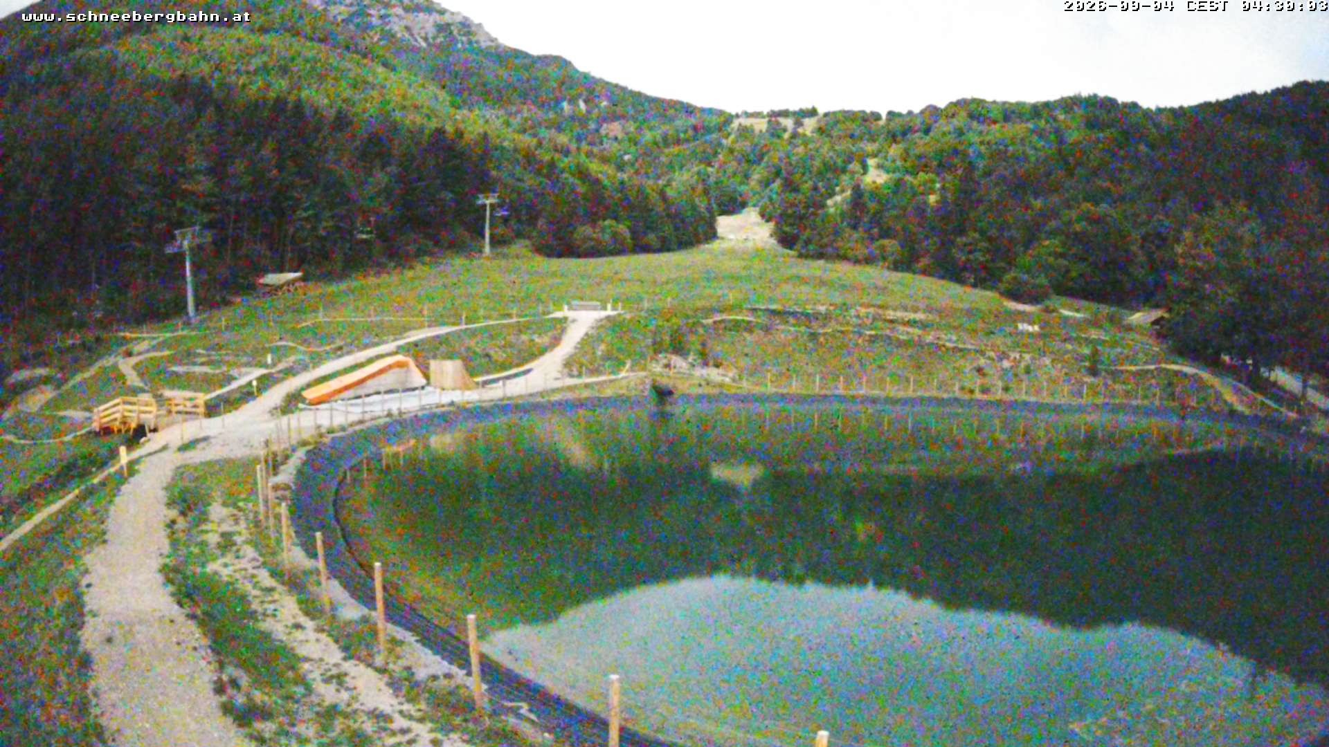 Archiv Foto Webcam Speichersee / Puchberg am Schneeberg