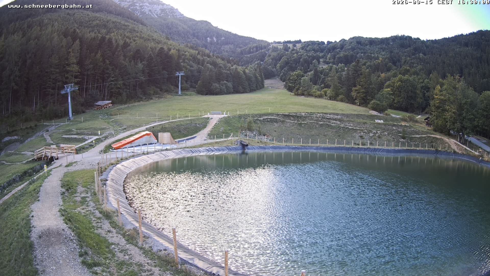 Archiv Foto Webcam Speichersee / Puchberg am Schneeberg