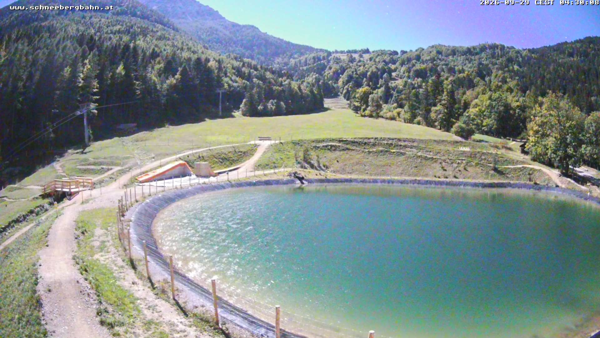 Archiv Foto Webcam Speichersee / Puchberg am Schneeberg