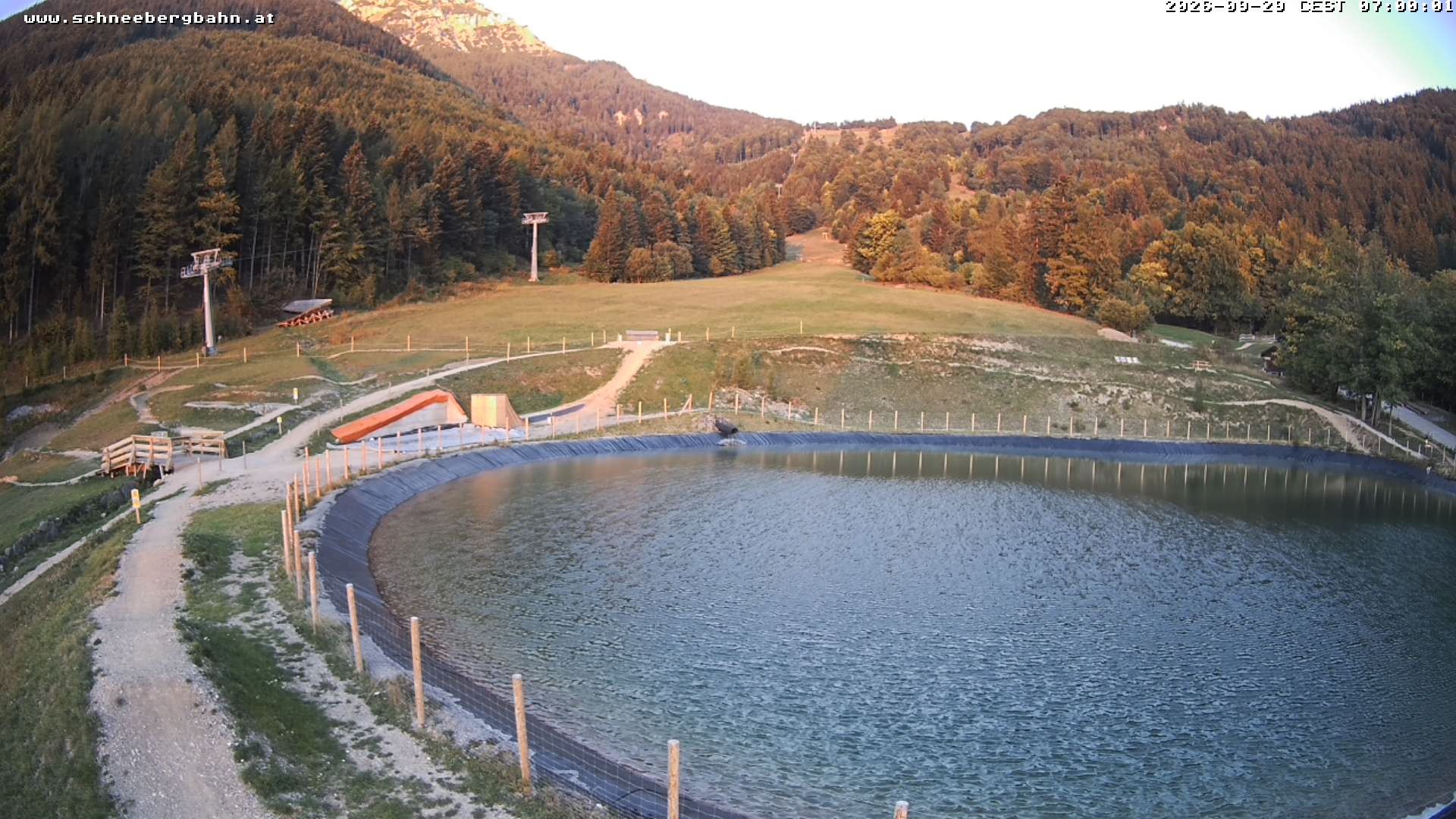Archiv Foto Webcam Speichersee / Puchberg am Schneeberg
