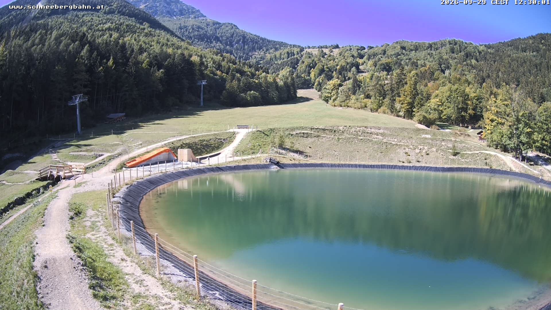 Archiv Foto Webcam Speichersee / Puchberg am Schneeberg