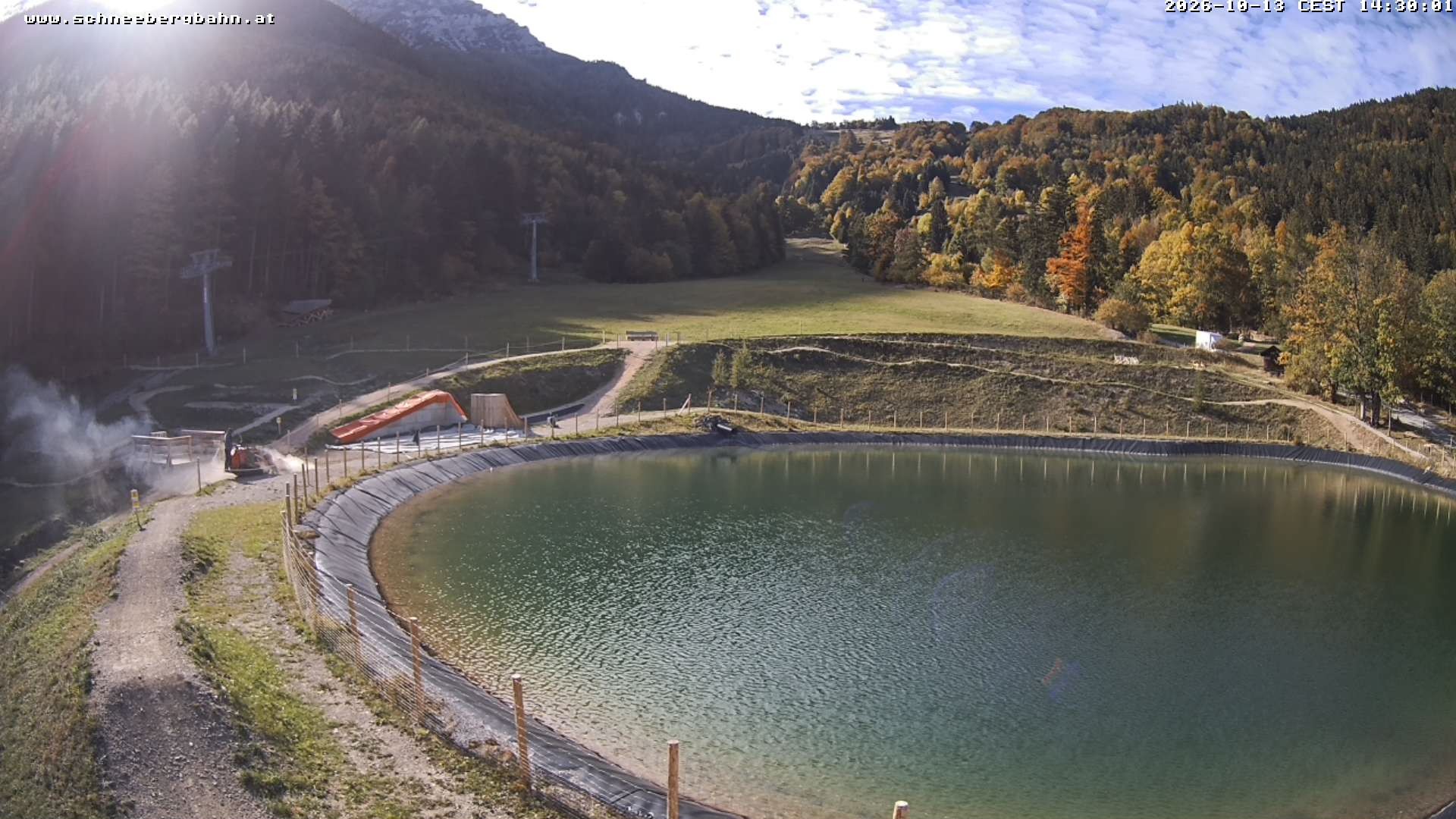 Archiv Foto Webcam Speichersee / Puchberg am Schneeberg