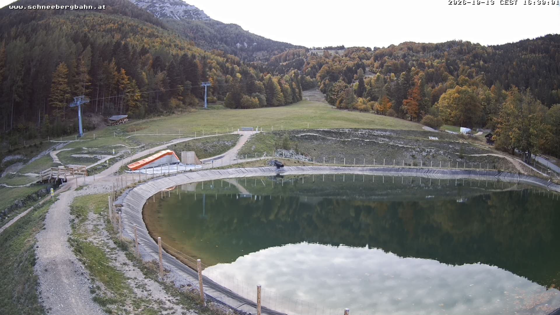 Archiv Foto Webcam Speichersee / Puchberg am Schneeberg