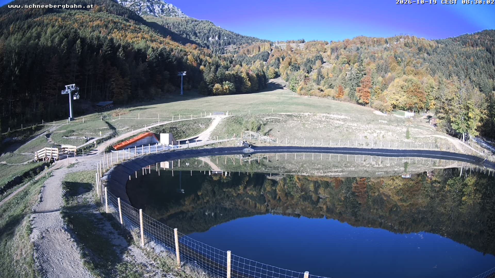 Archiv Foto Webcam Speichersee / Puchberg am Schneeberg
