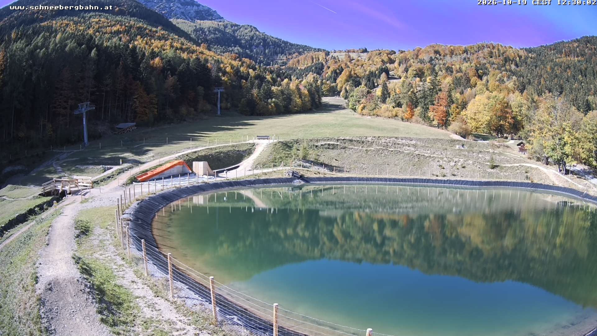 Archiv Foto Webcam Speichersee / Puchberg am Schneeberg