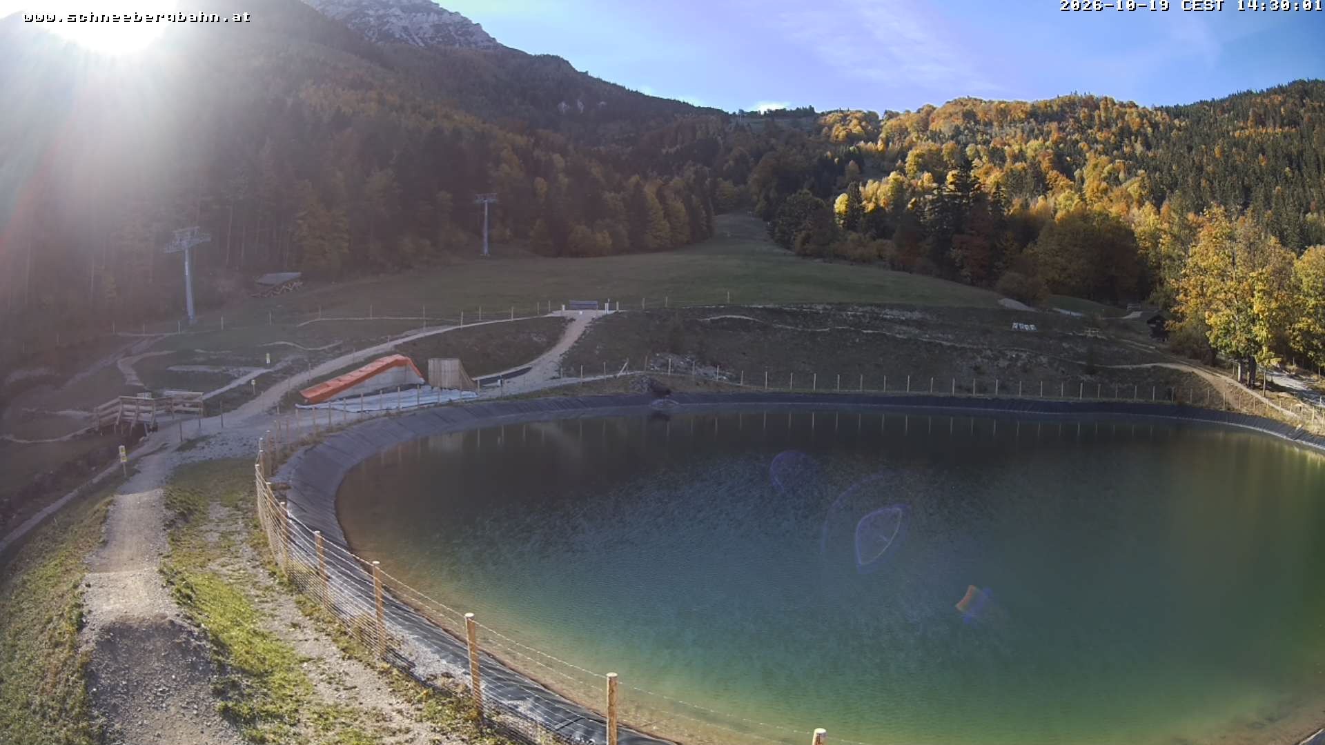 Archiv Foto Webcam Speichersee / Puchberg am Schneeberg