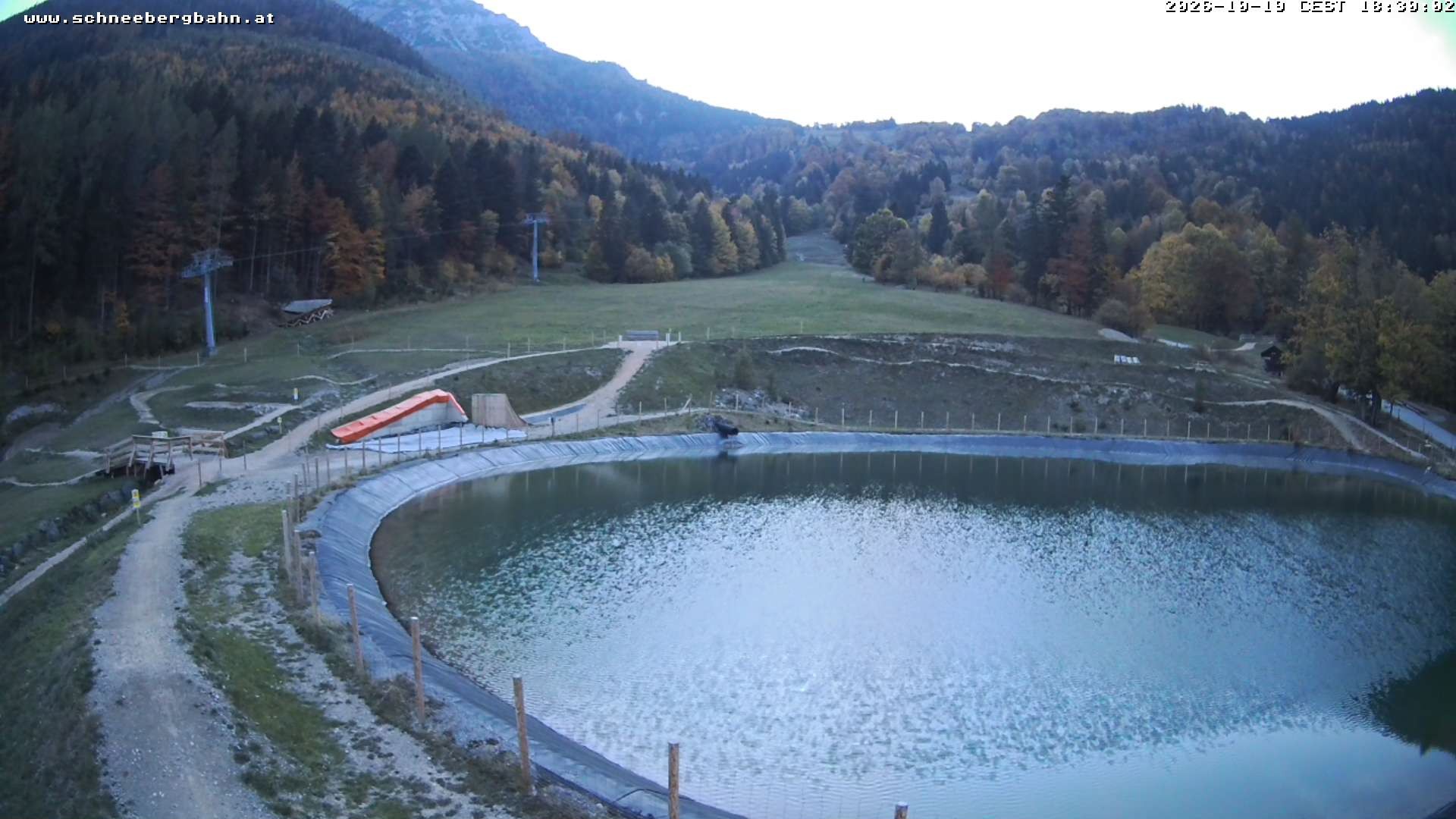 Archiv Foto Webcam Speichersee / Puchberg am Schneeberg