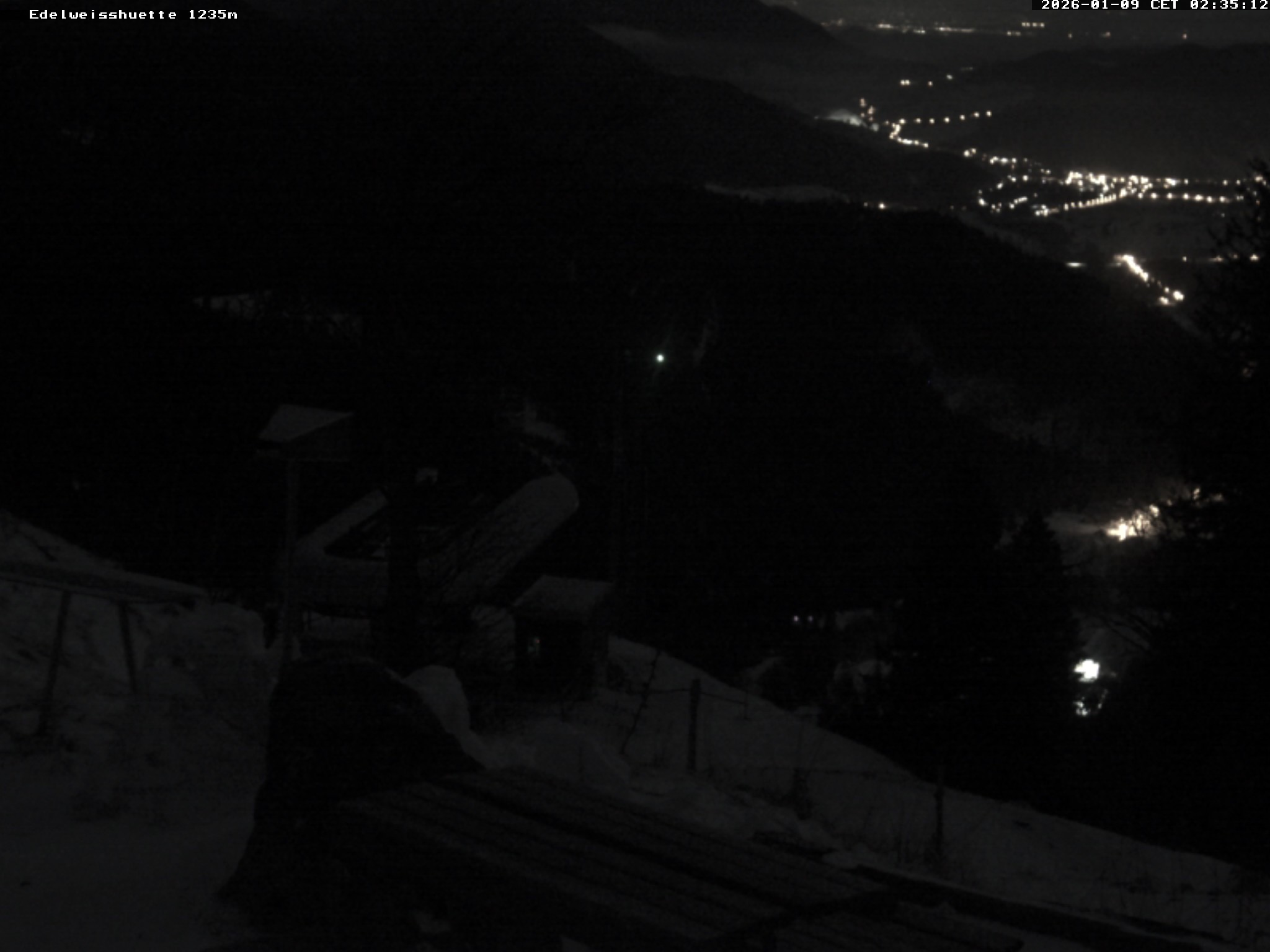 Archiv Foto Webcam Sonnenterrasse Edelweisshütte