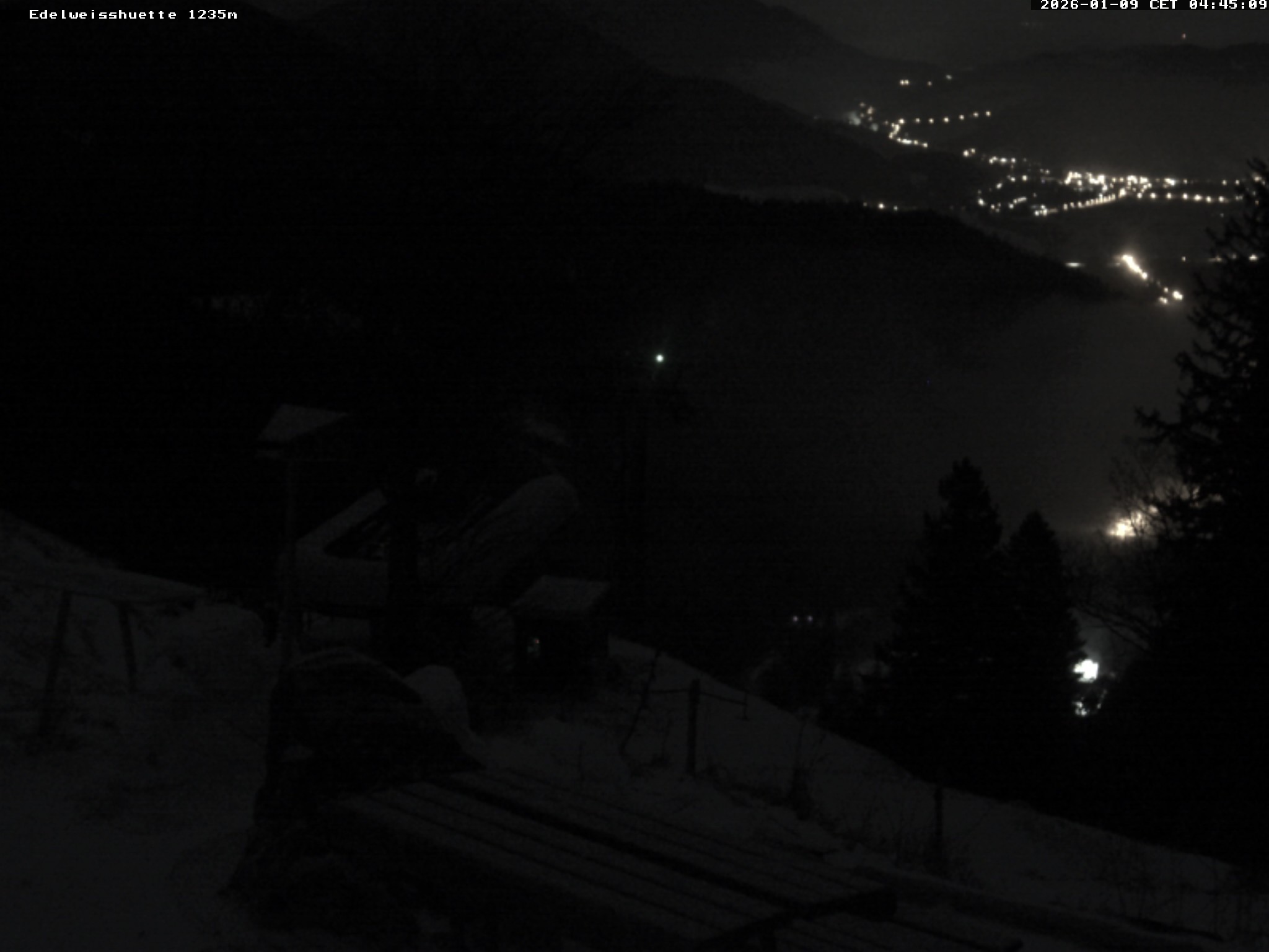 Archiv Foto Webcam Sonnenterrasse Edelweisshütte