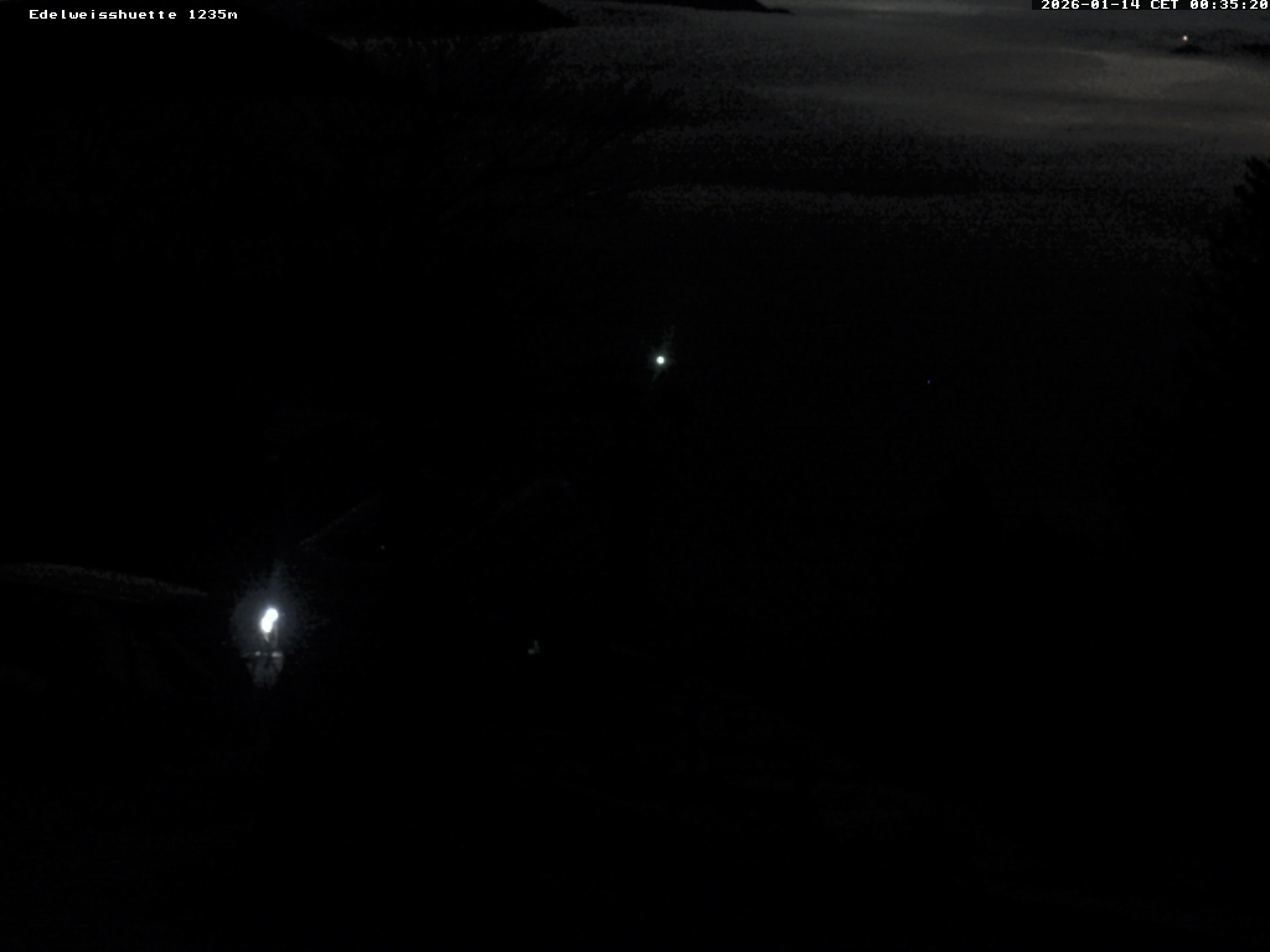 Archiv Foto Webcam Sonnenterrasse Edelweisshütte