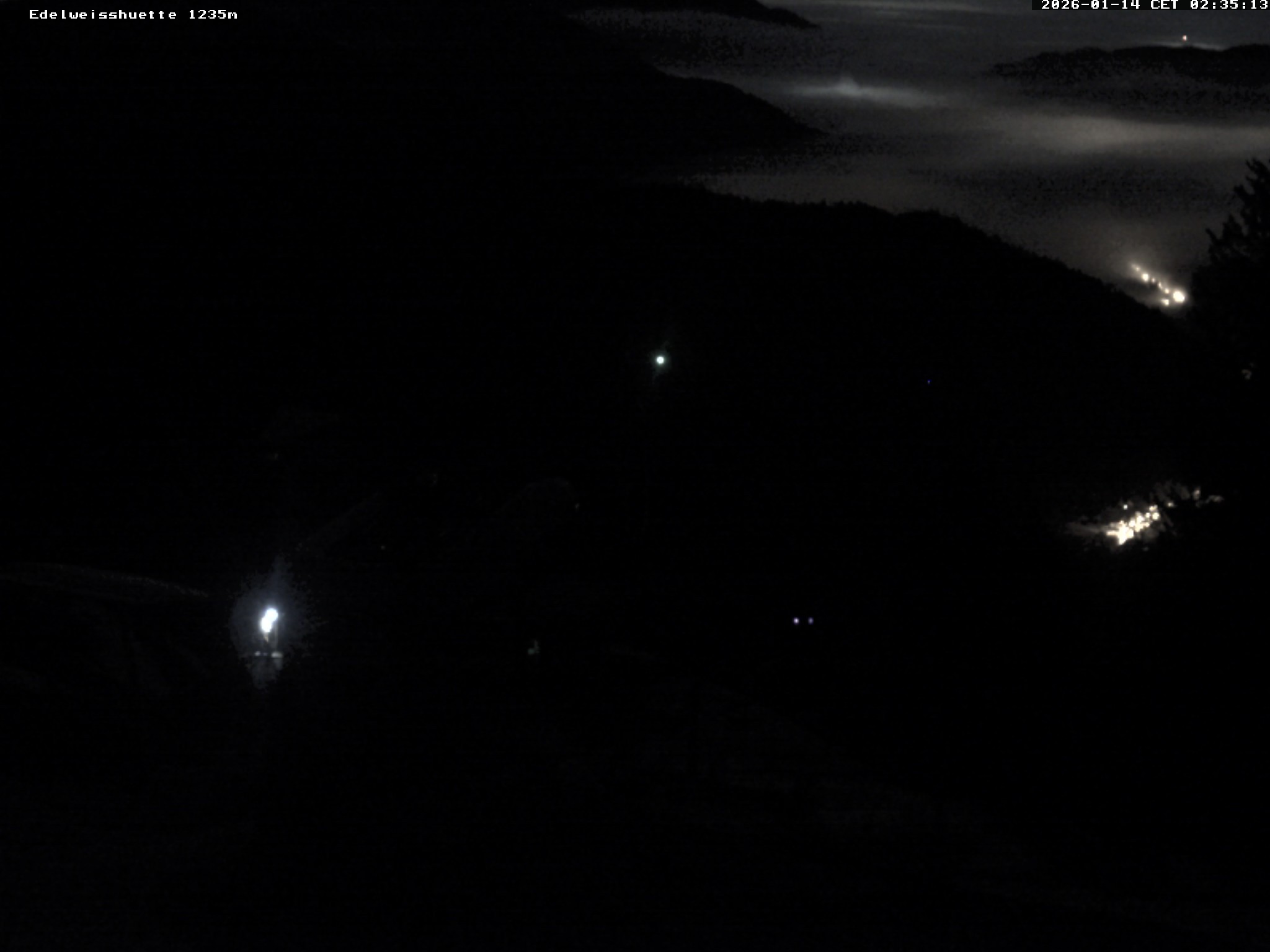 Archiv Foto Webcam Sonnenterrasse Edelweisshütte