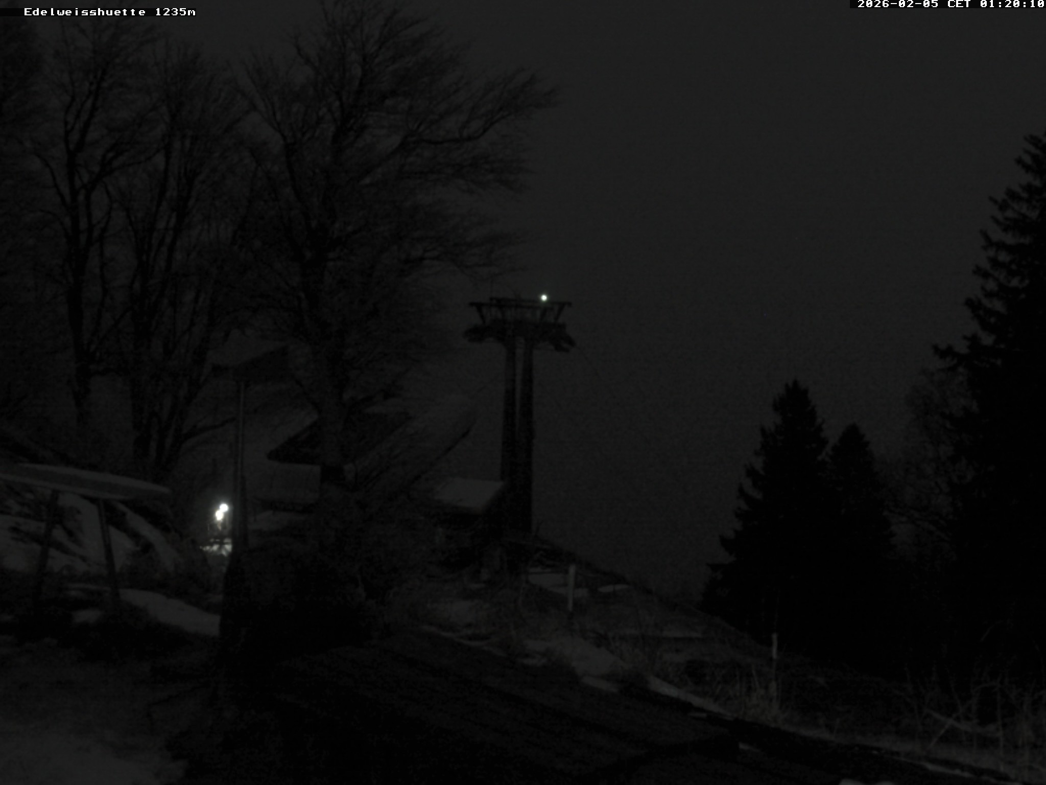 Archiv Foto Webcam Sonnenterrasse Edelweisshütte