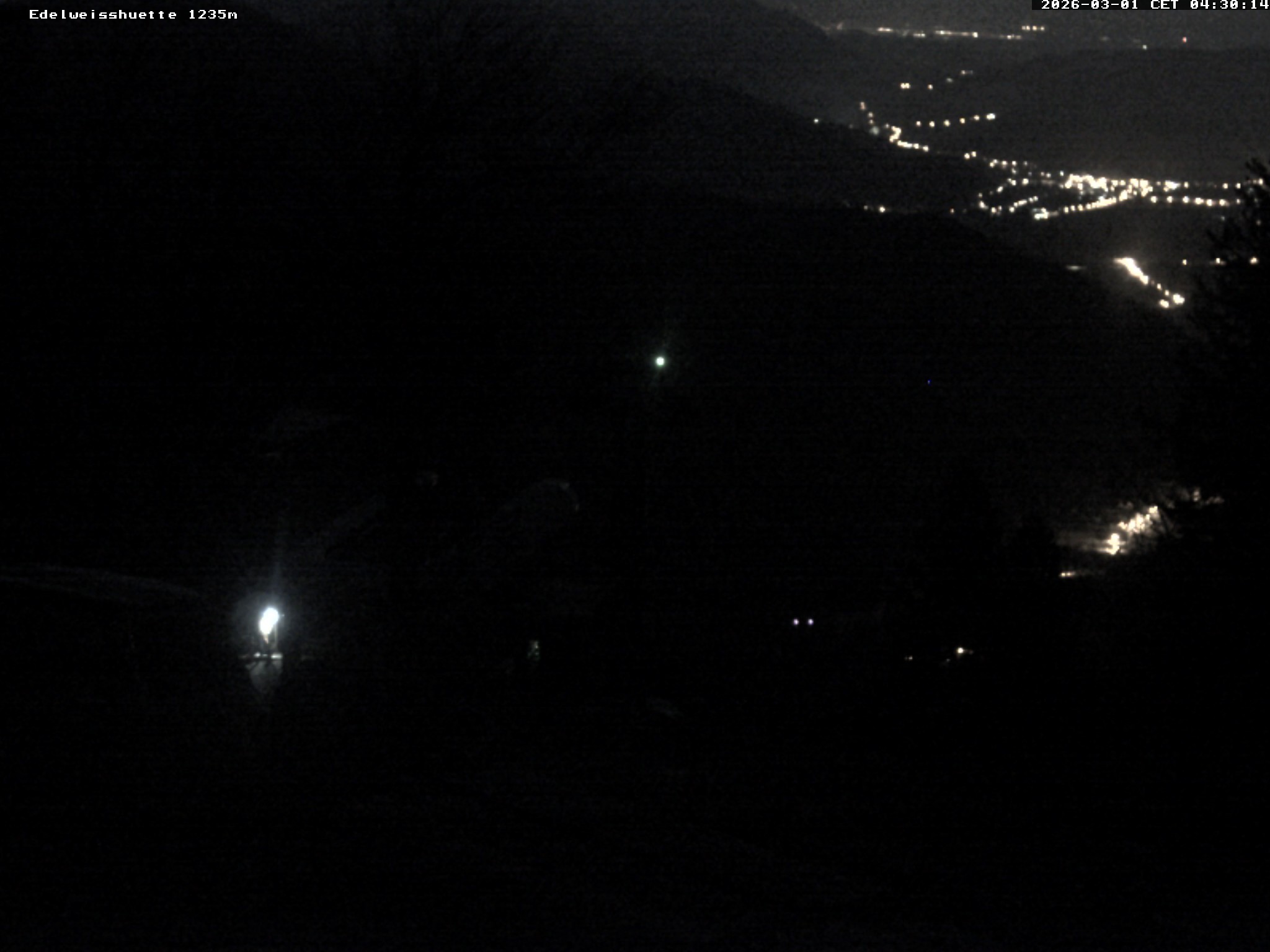 Archiv Foto Webcam Sonnenterrasse Edelweisshütte