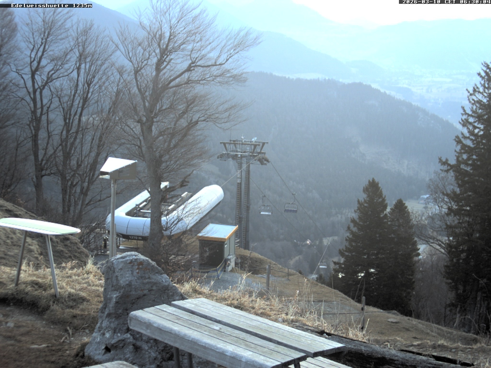 Archiv Foto Webcam Sonnenterrasse Edelweisshütte