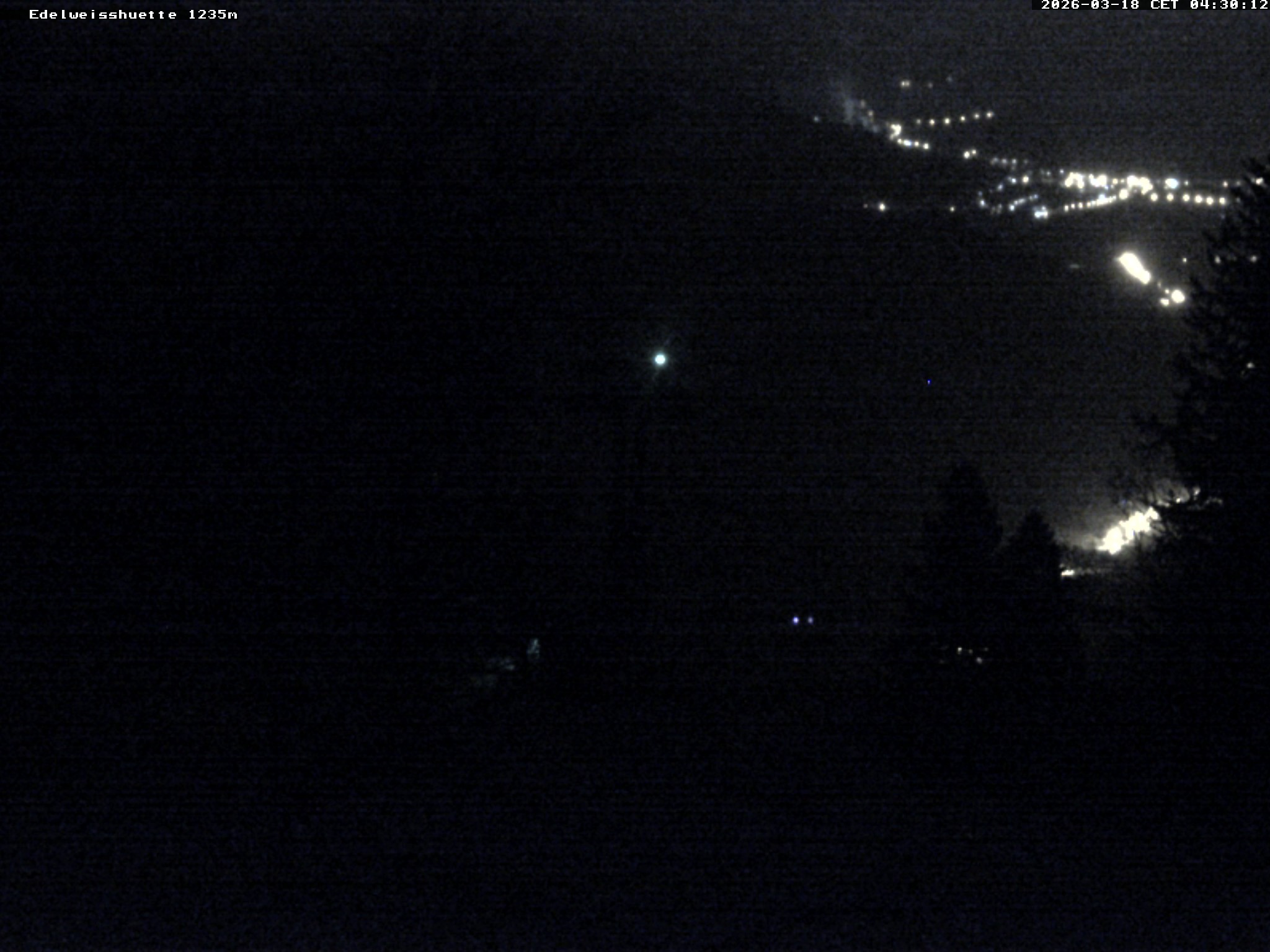 Archiv Foto Webcam Sonnenterrasse Edelweisshütte