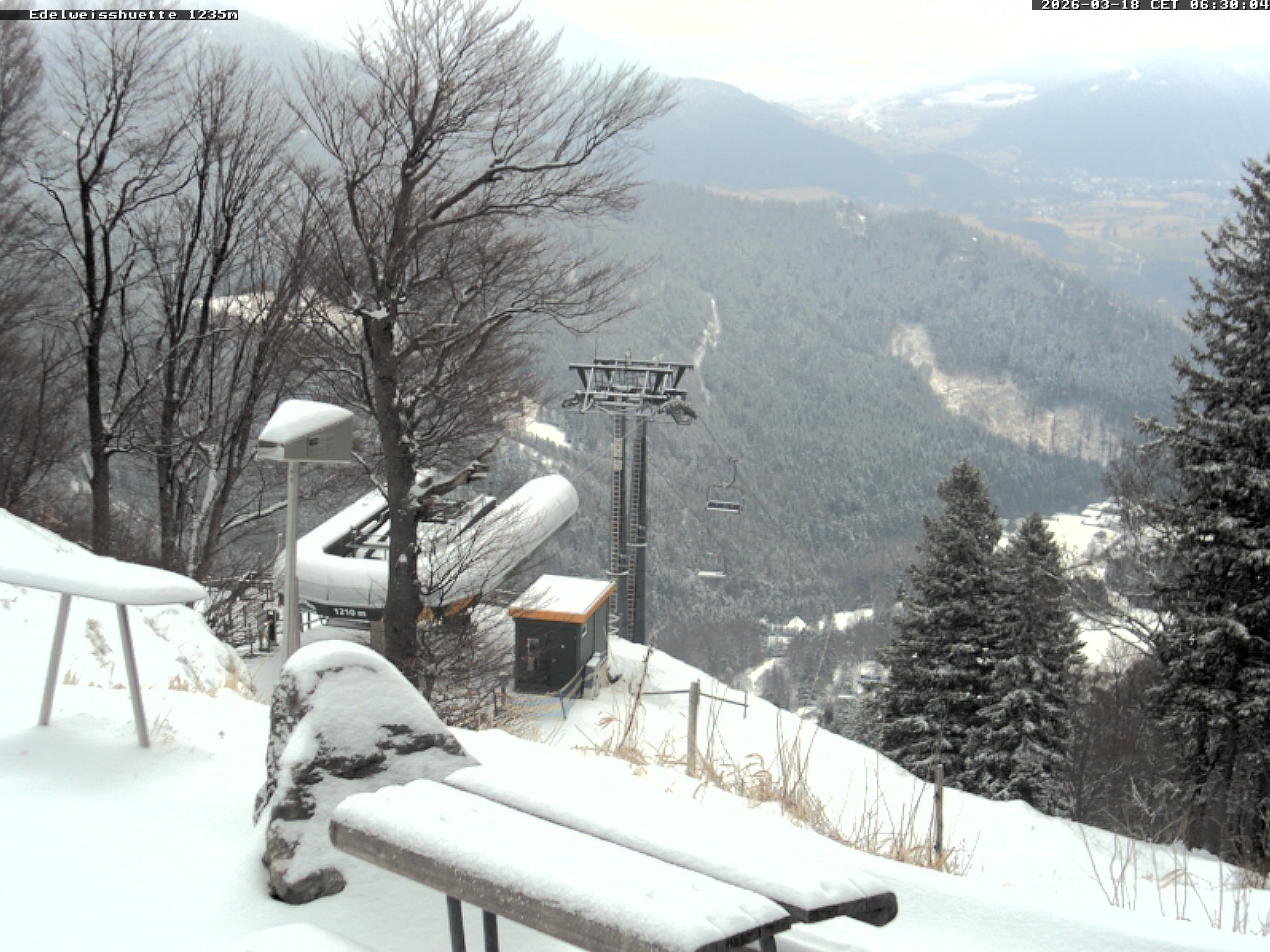 Archiv Foto Webcam Sonnenterrasse Edelweisshütte