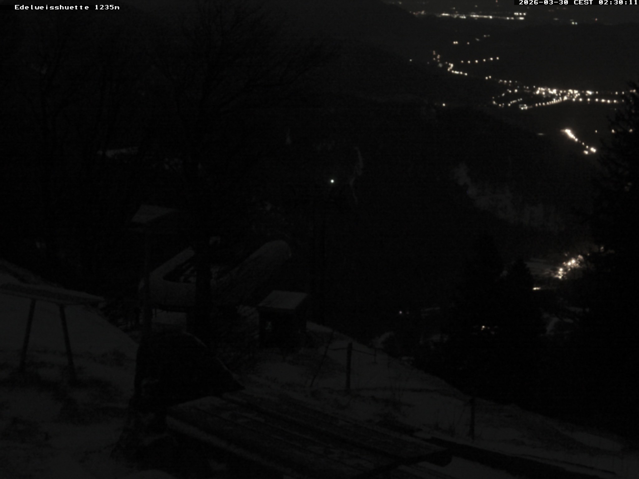 Archiv Foto Webcam Sonnenterrasse Edelweisshütte