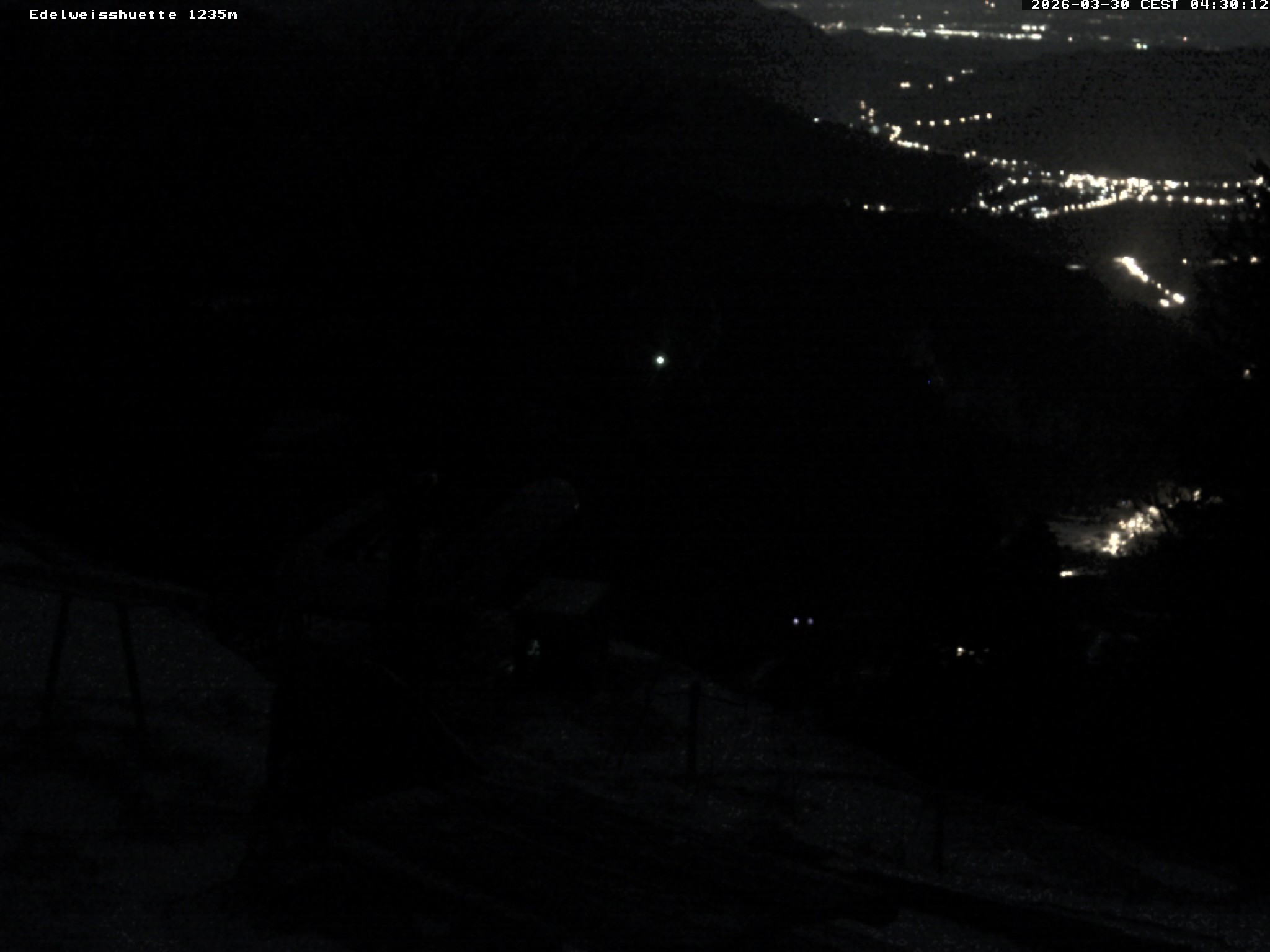 Archiv Foto Webcam Sonnenterrasse Edelweisshütte